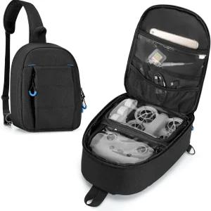 DJI Neo Fly More 콤보와 호환되는 PGmoon 캐리어 케이스 RC-N3 리모컨 및 지능형 비행 배터리용 휴대용