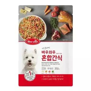 애견간식 바우와우 혼합간식 1팩 350g 스틱 강아지트릿 반려견트릿 애견트릿 1BB1A