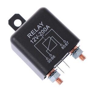 1pcss 12V DC 200암페어 헤비듀티 분리형 충전/윈치 릴레이 자동차 밴 보트용 4핀