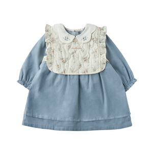 [AK분당점] [밍크뮤] (BL)블루밍플라워SET드레스 36C12-400-02