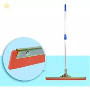2단조절봉 바닥청소도구 바닥와이퍼 고무45cm 수영장청소스퀴지 수영장청소도구