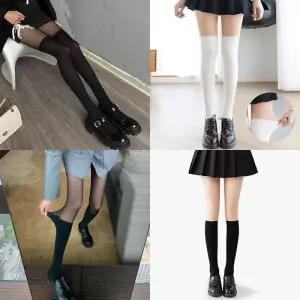 페이크투톤스타킹 오버니삭스 시스루 슬림 패션 여성