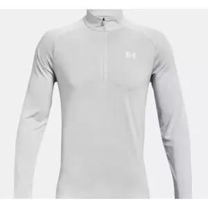 언더아머 UNDER ARMOUR Tech ½ 집 긴팔 남성 트레이닝복 반집업 상의 1328495-014