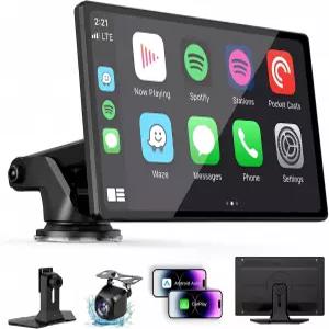 9 무선 CarPlay 스크린 Car Play 및 Android Auto 지원 OTA 업데이트 후방 카메라 블루투스 5.0 미러링