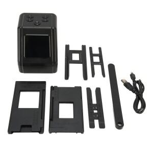 노트북용 네거티브 스캐너 JPG 12MP ABS 필름 슬라이드 색상 조정, 빠른 변환, 2.0in LCD 스크린, 범용