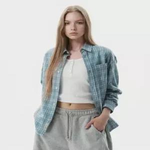 후아유 WHOAU Flannel Loose-Fit Check Shirts F WHYCG4T41F