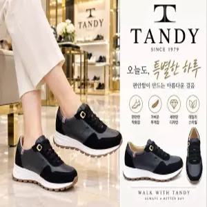 [탠디]여성 캐주얼 소가죽 스니커즈 키높이 6cm X2A6R056ZMV1_SH