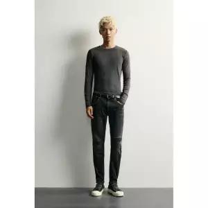 ZARA 자라 SKINNY 스키니-FIT 핏-JEANS 진 청바지 MIT DESTROYED-EFFEKT - Graphit 6045/343/822