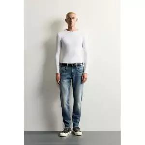 ZARA 자라 SKINNY 스키니-FIT 핏 JEANS 진 청바지 - Mittelblau 6045/343/427