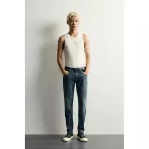 ZARA 자라 SKINNY 스키니-FIT 핏-JEANS 진 청바지 - Blau / Grun 6045/343/445