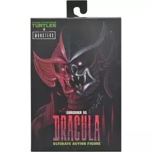 NECA 유니버설 몬스터 x 틴에이지 뮤턴트 닌자 터틀 7인치 스케일 드라큘라 크림슨 피규어용 슈레더