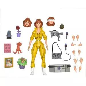 NECA 토르투스 닌자 ( 코믹스) 피규어 얼티밋 에이프릴 오닐 18cm
