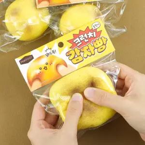 핑크풋 크런치 감자빵 슬랑이 말랑이 촉감놀이 문구점말랑이 스트레스해소 장난감