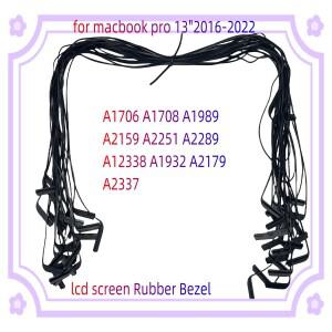 10PCS LCD 화면 고무 중간 프레임 베젤 링 Macbook Pro Air 13.3 A1706 A1708 A1932 A1989 A2159 A2337 A23