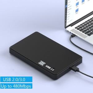 USB 3.0 HDD 외장 케이스 2.5인치 SATA SSD 하드 드라이브 5Gbps 고속 디스크 박스 (PC 노트북 PS5용)