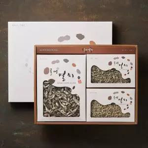 산지직송 통영 멸치선물세트 3종 4호 (중멸,자멸,세멸)