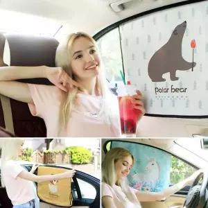 [셀러허브]자석형 차량용 양면 햇빛가리개 (S8460400)