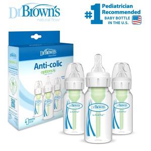 닥터브라운 젖병 pp 내로우넥 120ml / 250ml 3P options+