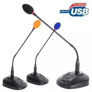 USB 구즈넥 스탠드 마이크 CMP-3000U /방송/회의/강의