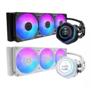[새론웨이]쿨러마스터 MASTERLIQUID 360 ATMOS II LCD (블랙)