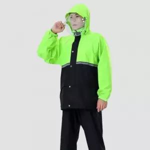 오토바이 바이크 자전거 배달 형광 방수 우비 우의
