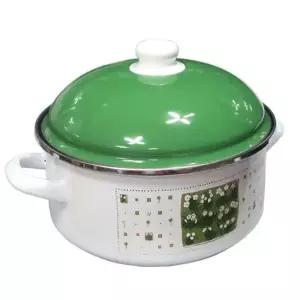 ELO 인덕션 냄비 24cm 그린 찌개 라면 법랑