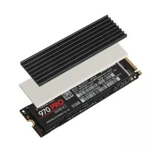 메탈 SSD방열판 NVME M2 2280 히트싱크 컴퓨터 조립 PC 데스크탑 써멀패드 고무밴드 냉각 쿨러 알루미늄