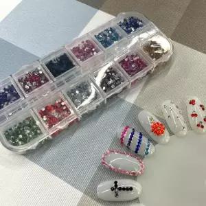 네일아트파츠 파츠 네일파츠 세트트 (믹스큐빅) 레진아트재료 네일아트