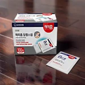 알콜패드 일회용 패드 의료용품 상처 소독솜 개별포장 간편 100매