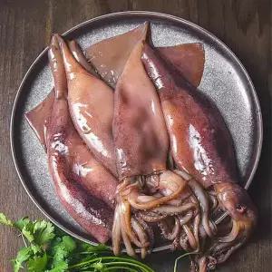 [파인밀] 통통한 손질 통오징어 2미(400g) x 2팩