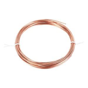 uxcell 냉장 튜브 1.6mm OD x 0.6mm ID x 19.5피트 길이 구리 튜브 코일