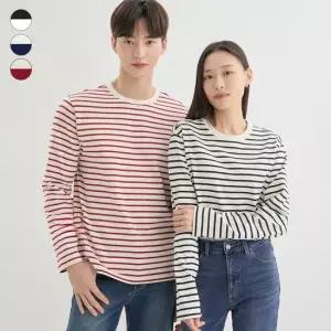 게스 유니 스트라이프 긴팔티 NP3KE401