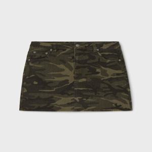 [AK분당점] [후아유] Camouflage Mini Skirt WHWHG1391F