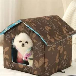 [하프클럽/알티피아]강아지 겨울 집 고양이 겨울 따뜻한 길냥이 방풍 보온 견고 실내 실외