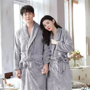 겨울 극세사 샤워가운 미으 목욕가운 잠옷 욕실 남자