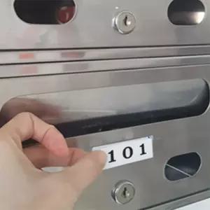 하루한점 아크릴 우편함 호실스티커 1P 방호수
