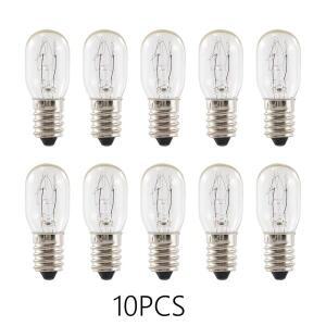 10PCS E14 소금 램프 글로브 전구 15W AC220V-240V 빈티지 백열 냉장고 오븐 교체