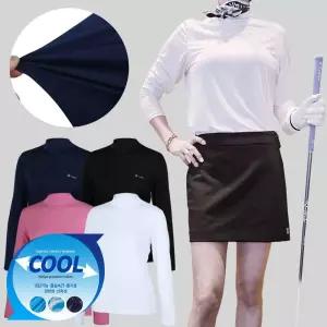여성 냉감 이너웨어 하이넥 베이스레이어 티셔츠