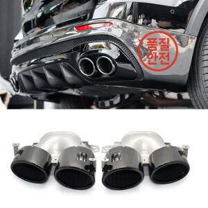 메르세데스 벤츠 GLB X247 AMG 개조용 자동차 머플러 배기 팁 파이프 노즐 튜닝)