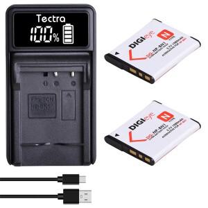 2Pcs NP-BN1 배터리 + 충전기 소니호환 사이버 샷 DSC QX10 T99 T110 TF1 TX5 TX7 TX9 TX10 TX20 TX30