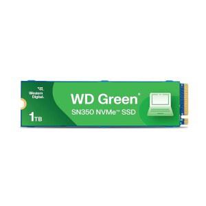 WESTERN DIGITAL 1TB WD GREEN SN350 NVME 내부 SSD 솔리드 스테이트 드라이브 - GEN3 PCIE QLC M.2 2280 최대 3200 MB/S WDS100T3G0C