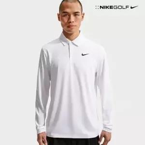 NIKE GOLF IB0240-100 벨로시티 남성 드라이 핏 긴팔 폴로 LE1222342046 -