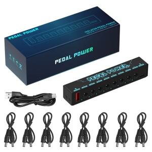 기타 페달 파워 이펙터 전원 공급 장치  8 절연 DC 출력 USB  5V 2.1A  9V 부품