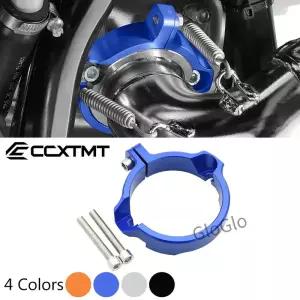 모터사이클 배기 플랜지 가드 팁 머플러 파이프 클램프 가스가스 EX EC MC 250-300 용 허스크바나 TE TC TX