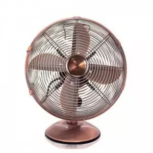 니코 메탈 선풍기 엔틱 탁상용 선풍기 황동 30cm 12인치 NKF-1213B