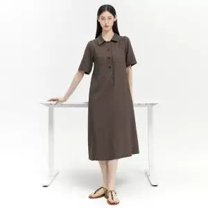 더핸드메이드 59000원 여름추천 가볍고 고급스러운 카라 린넨 원피스 (4컬러) (55~88) 1036389