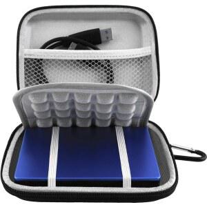 SEAGATE용 LACDO 하드 드라이브 휴대용 케이스 / SEAGATE ONE TOUCH PS5용 게임 ULTRA 외장 HDD 1TB 2TB 4TB 5TB USB 3.0 충격 방지 여행용 가방 블랙