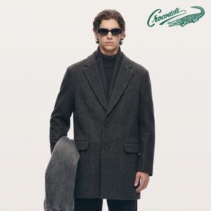 크로커다일남성 [TAG가 580,000] 크로커다일 남성 울 하프 코트 CDAA2CT4126