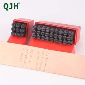 36pcs 디지털 편지 강철 스탬프 로고 가죽 금속 펀치 세트-다양한 보석 제조 업체 고품질 정밀 DIY 공예 도