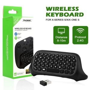 Xbox 시리즈 S/X/One/One S X용 컨트롤러 키보드 무선 채팅패드 게임용 키패드(USB 수신기 포함) 3.5mm 오